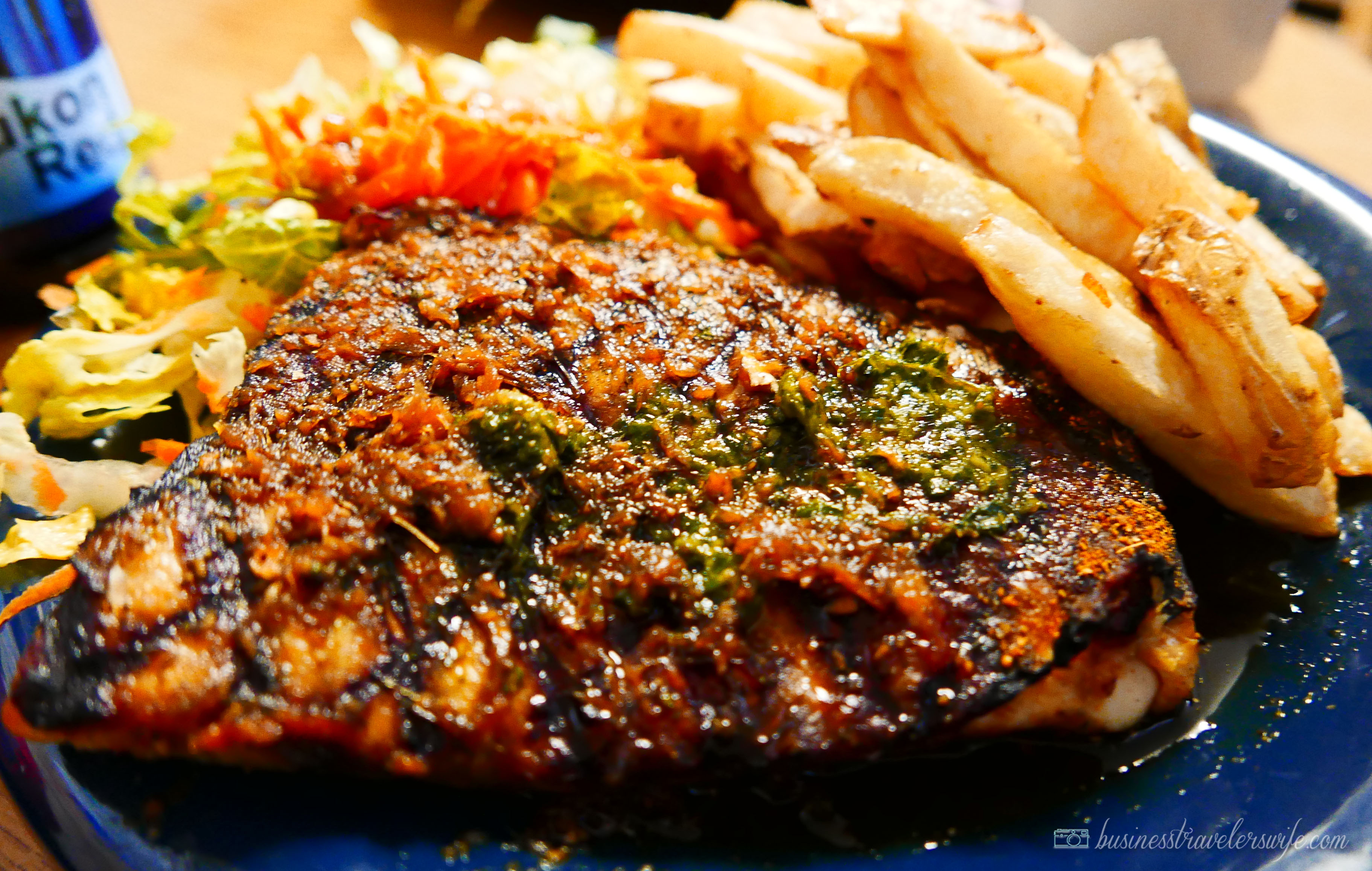 Bullocks' Bistro in Yellowknife, Canada grilled arctic char