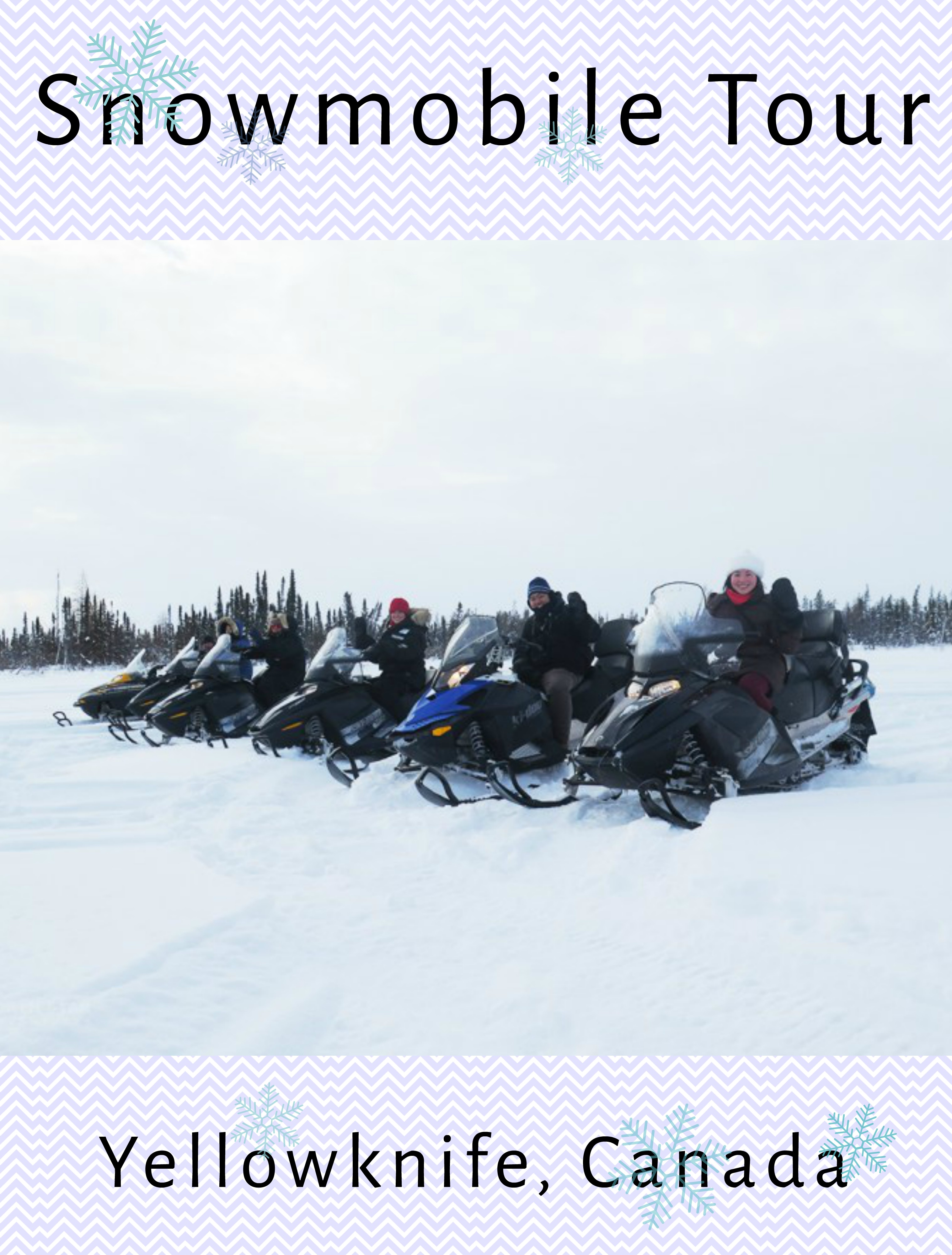 Snowmobile Tour Yellowknife Alberta Canada