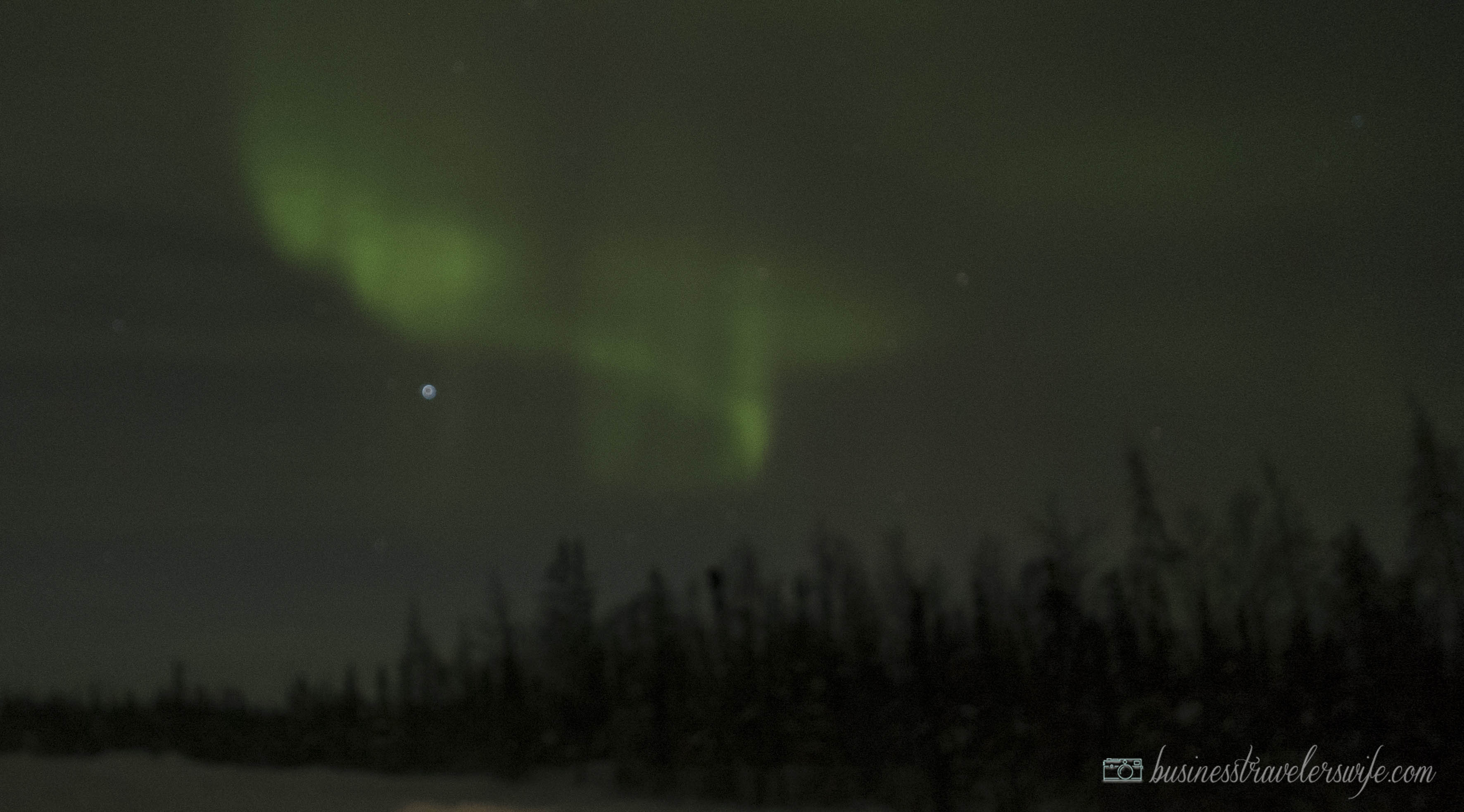 Northern Lights or Aurora Borealis in Yellowknife Canada