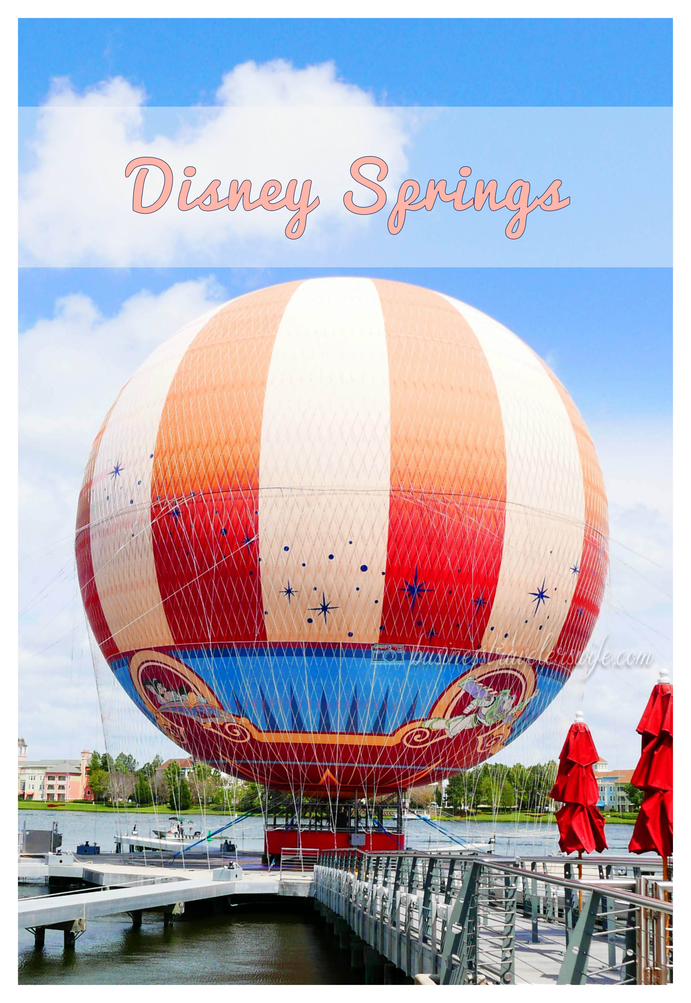 what to do in Disney Springs hot air balloon