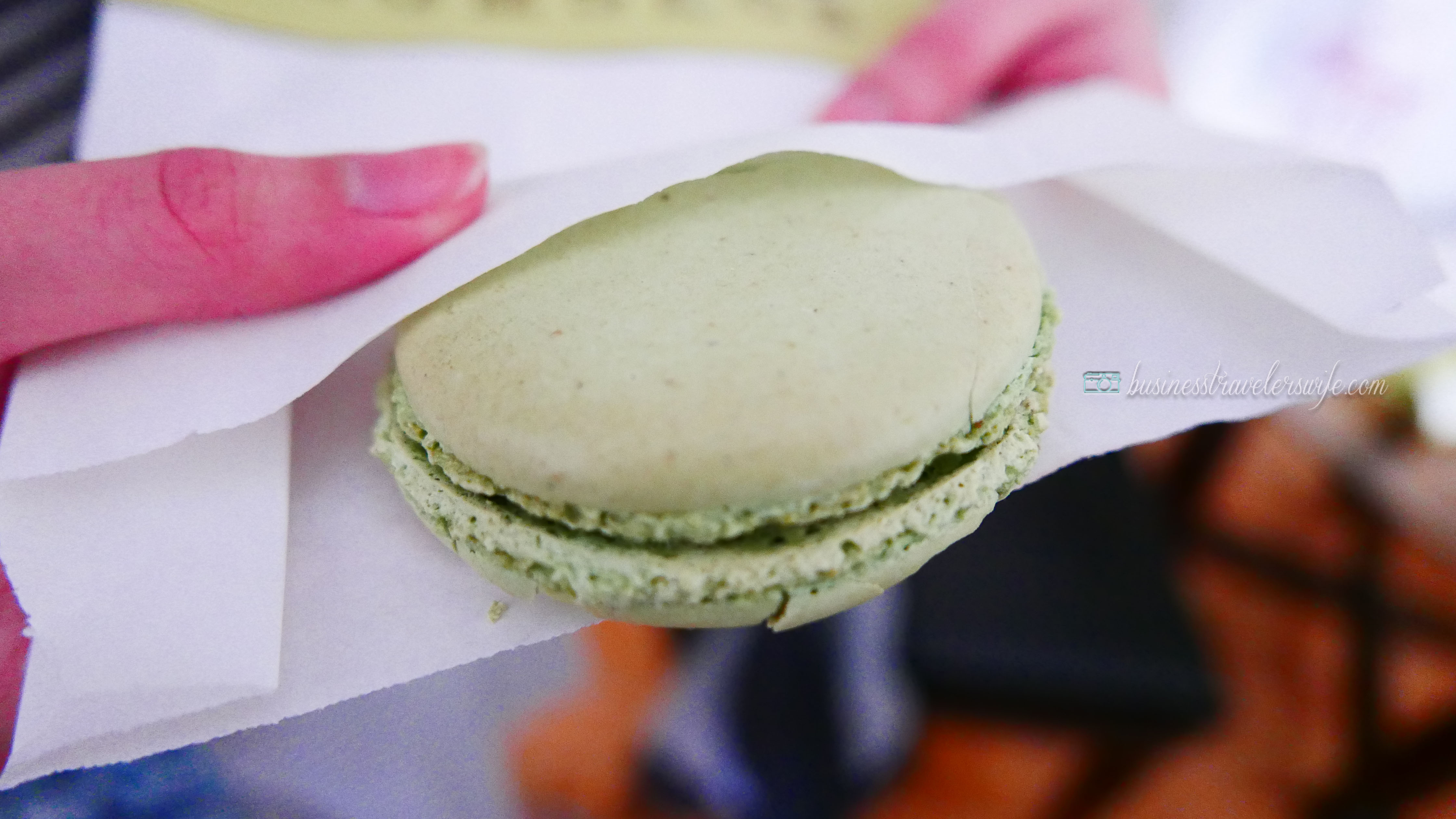 indulge like a food in NYC - what to eat in New York Bouchon Bakery pistachio macaron