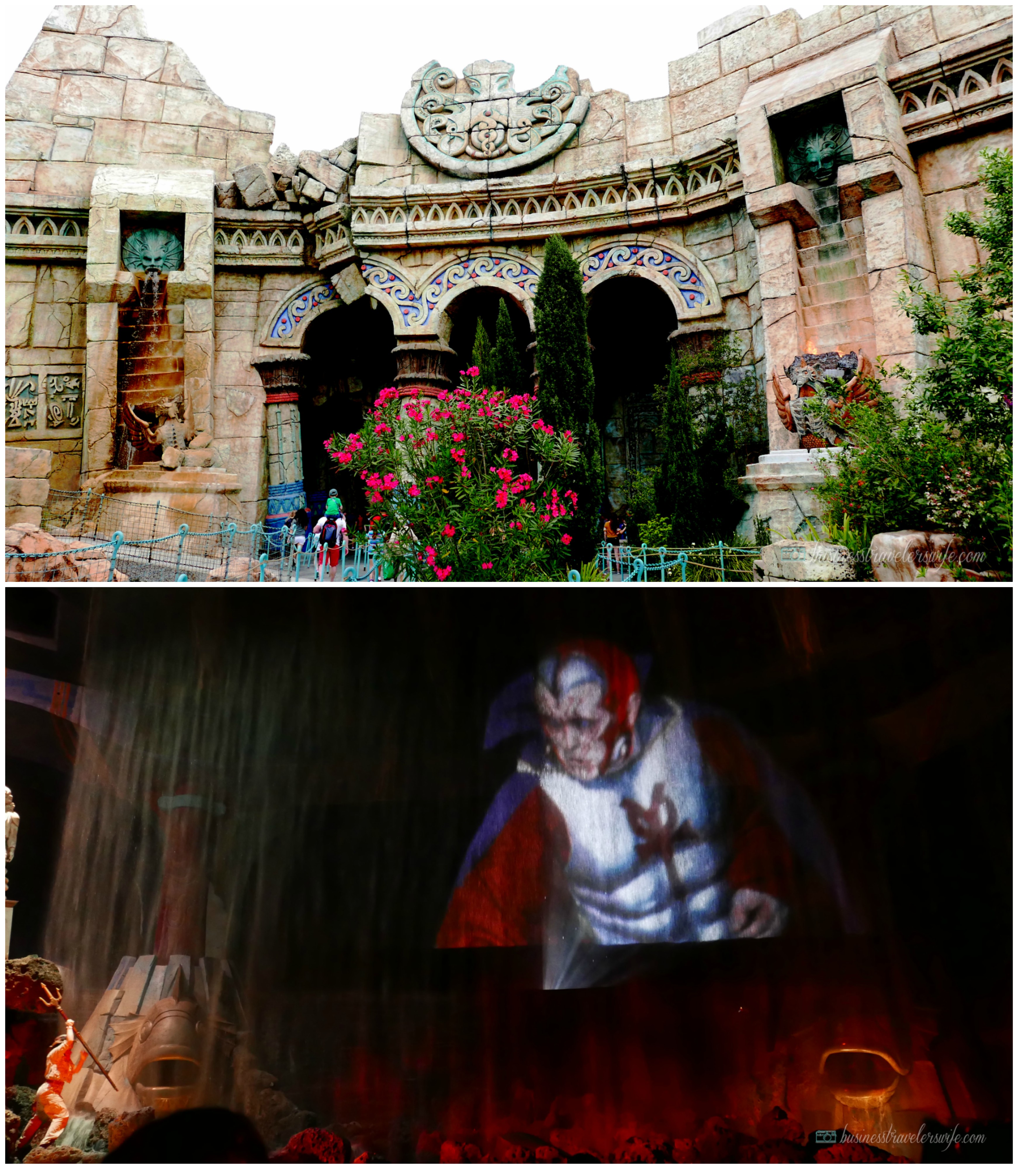 visiting universal orlando: islands of adventure Poseidon's Fury