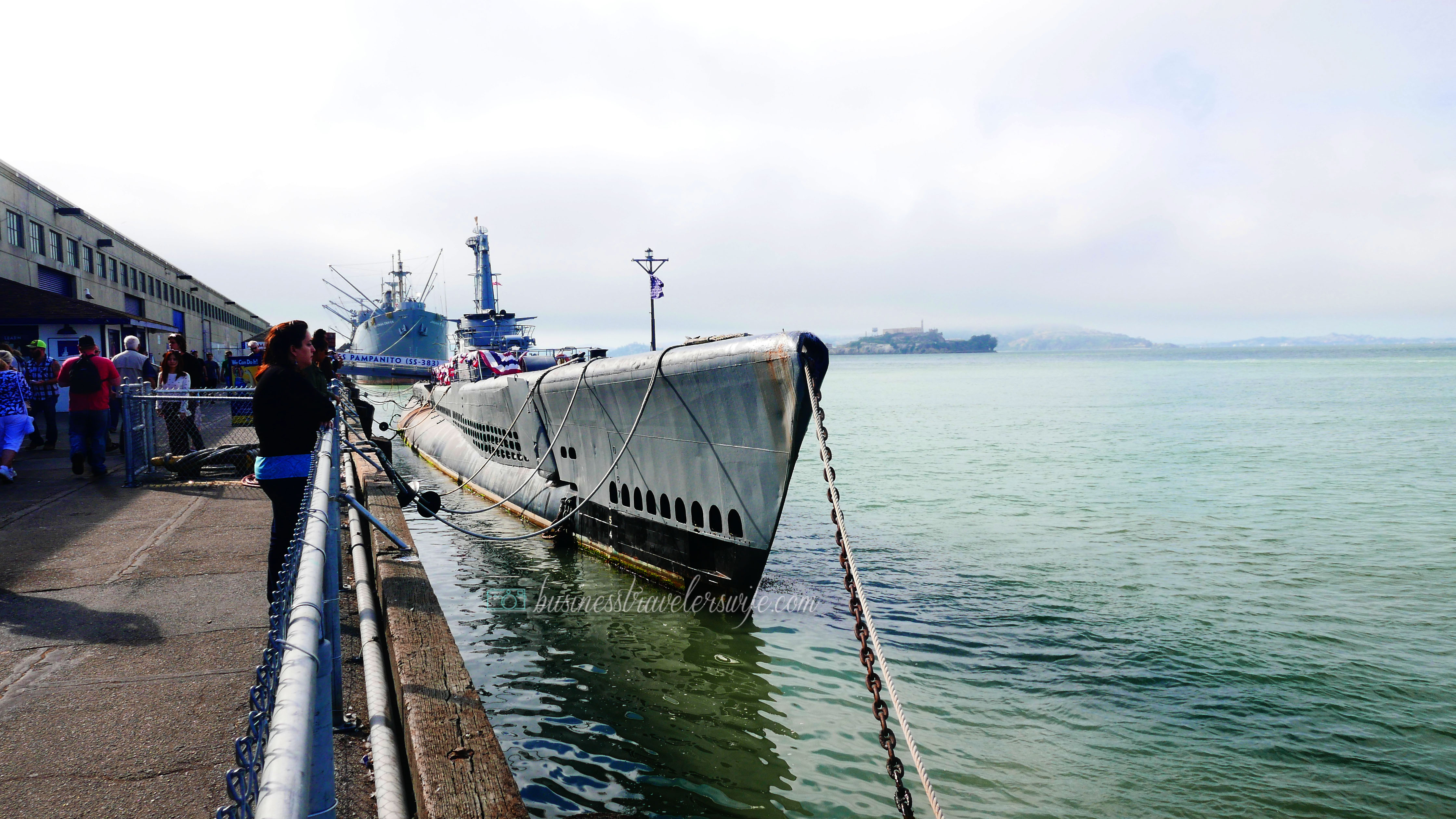 sights to see in san francisco Fisherman's Wharf Pier 39 USS Pampanito submarine