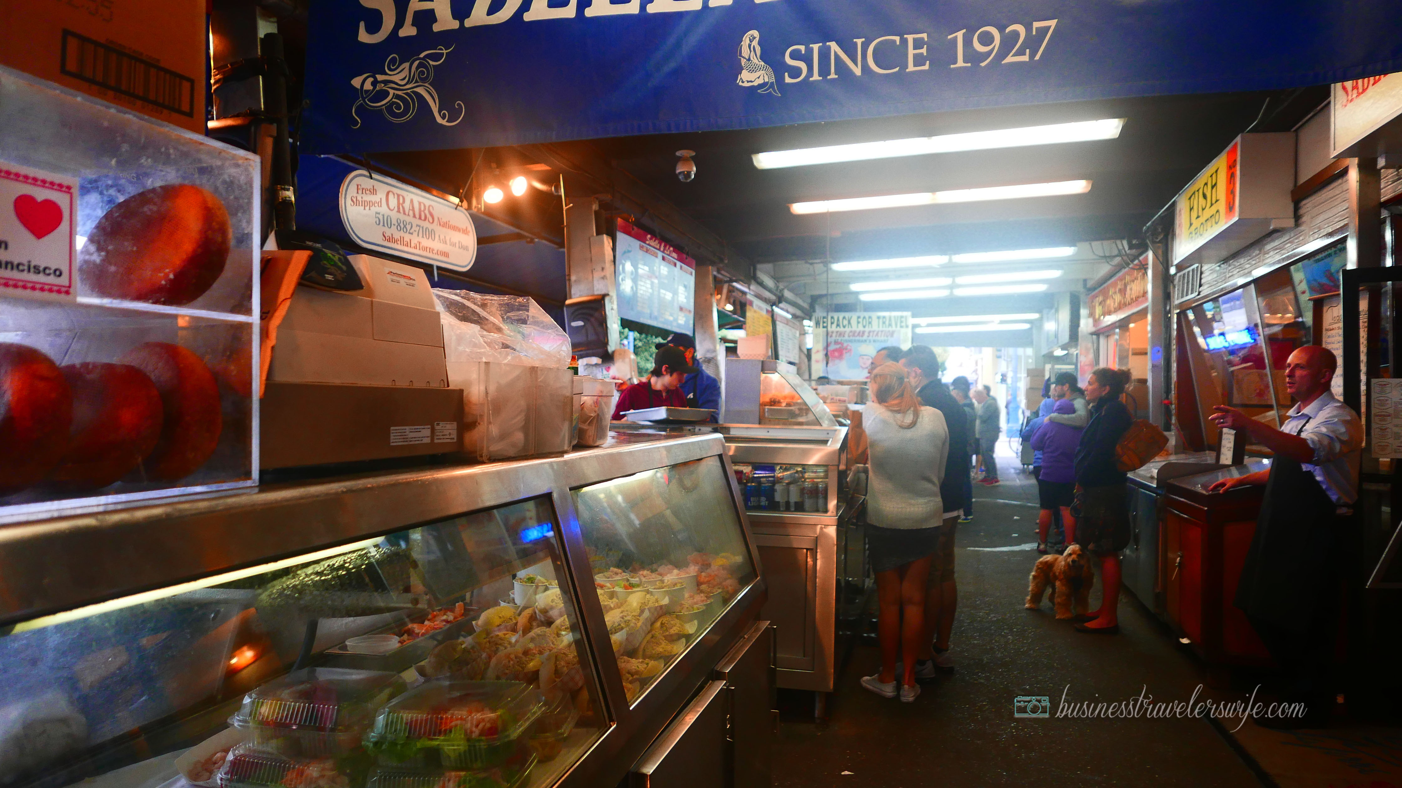 sights to see in san francisco Fisherman's Wharf seafood market