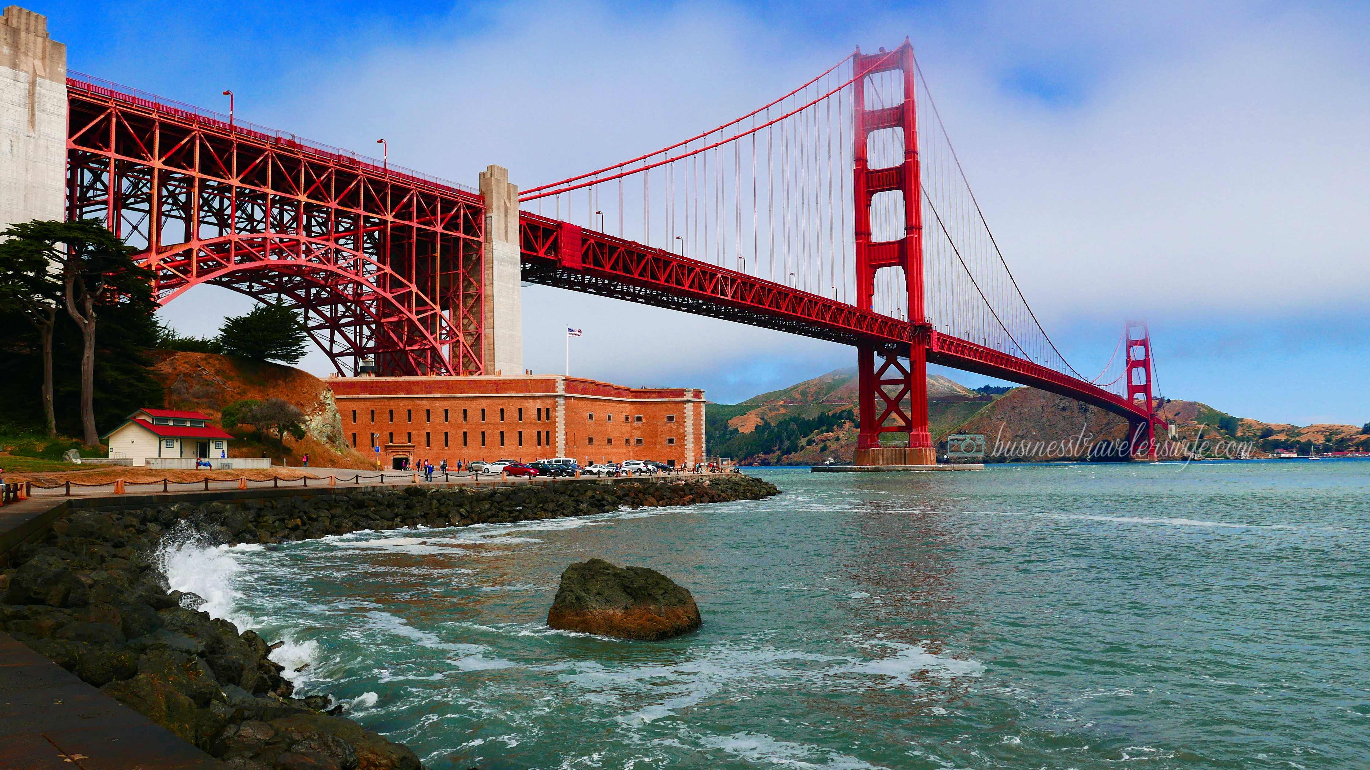 sights to see in san francisco golden gate bridge fort point view
