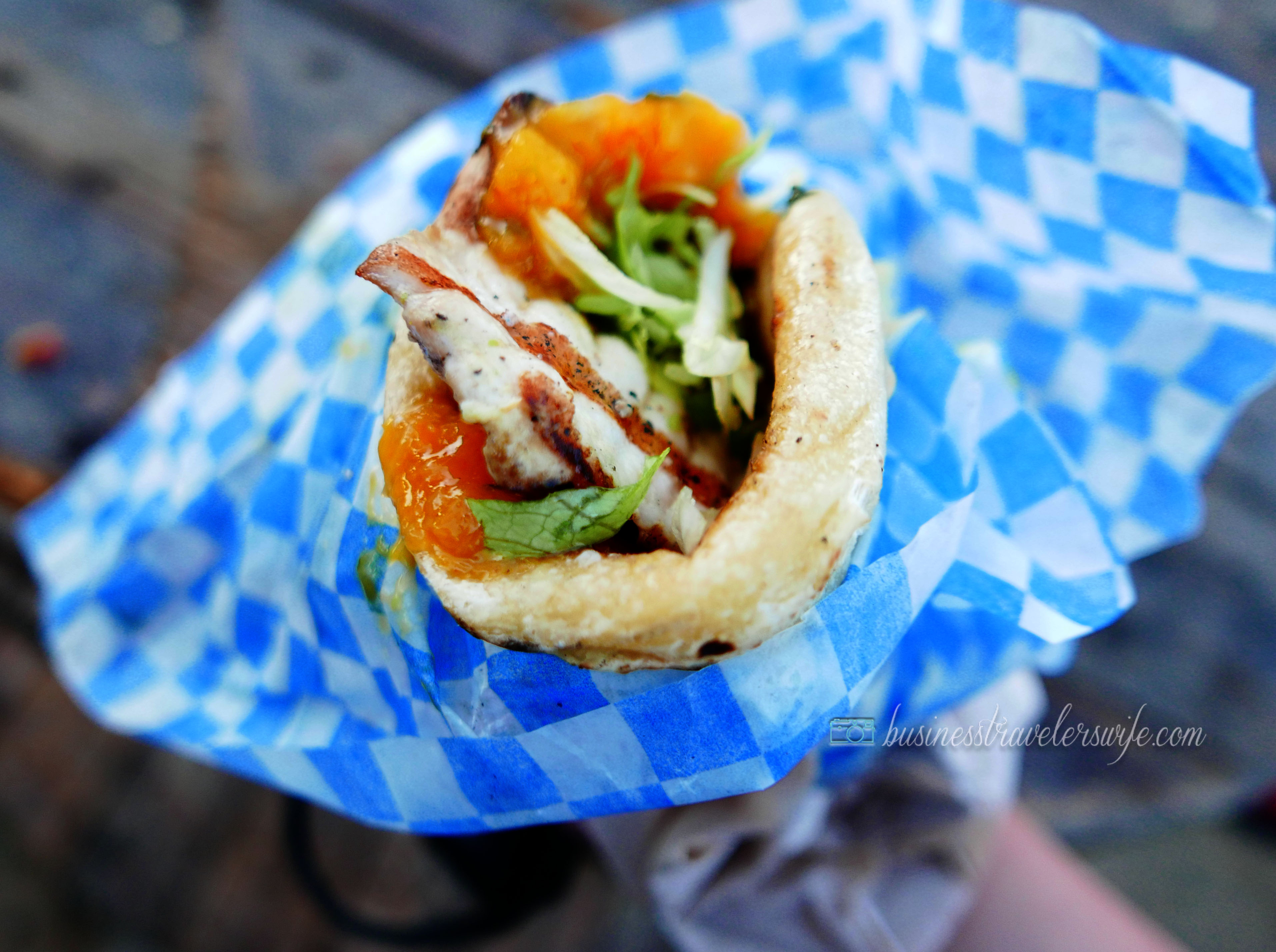 How Our Road Trip to Montreal Turned Into a Food Trip Grill Food Trucks Camion Au Pied De Cochon Sturgeon Sandwich