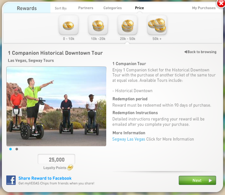How to Redeem FREE Vegas Rewards with myVEGAS App Loyalty Points Rewards