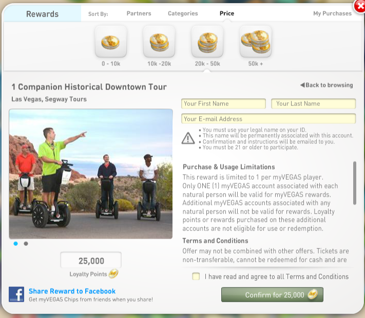 How to Redeem FREE Vegas Rewards with myVEGAS App Loyalty Points Rewards 2