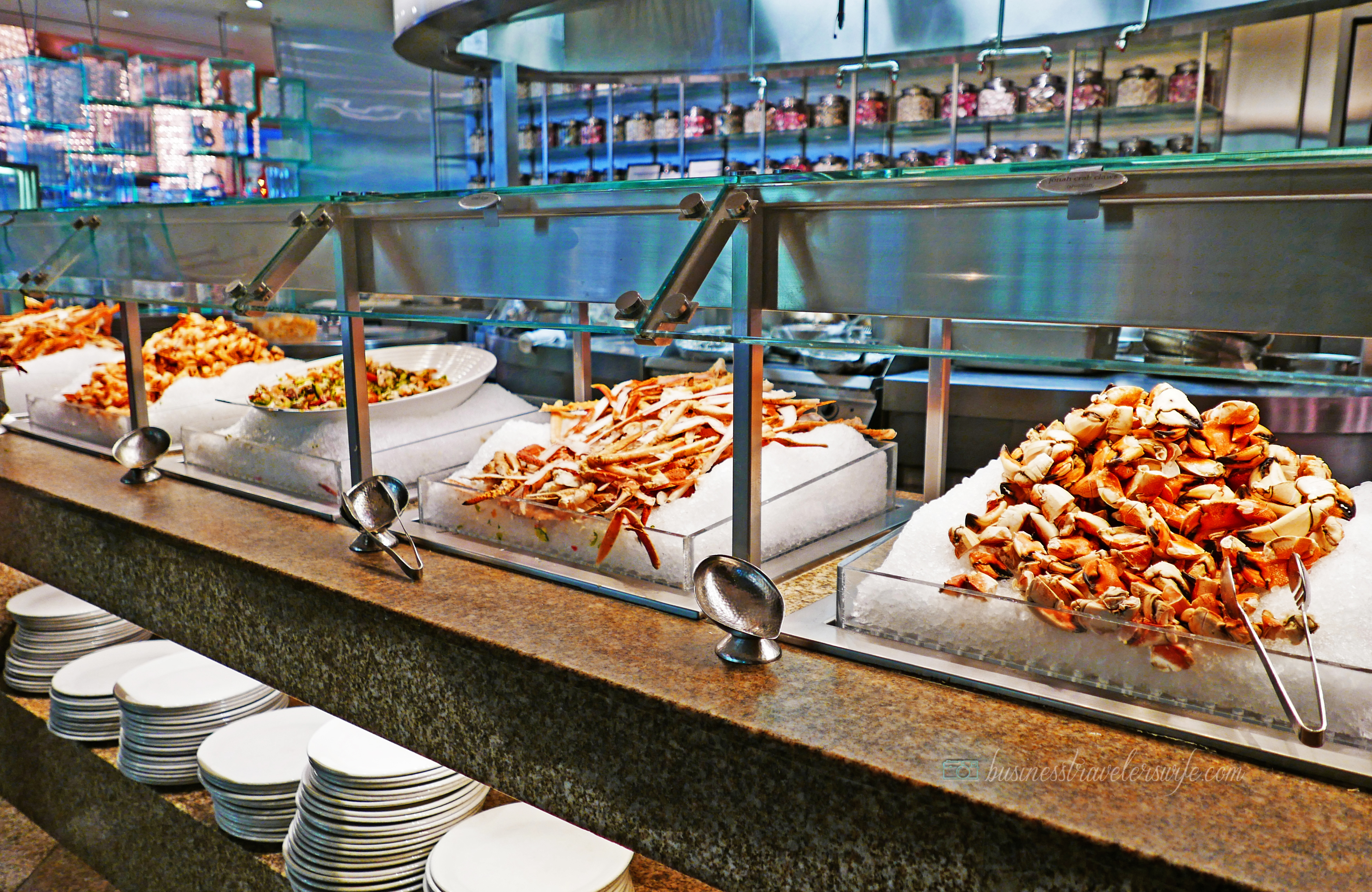 Bacchanal Buffet is One of the Best Buffets in Las Vegas Caesars Palace Seafood Station