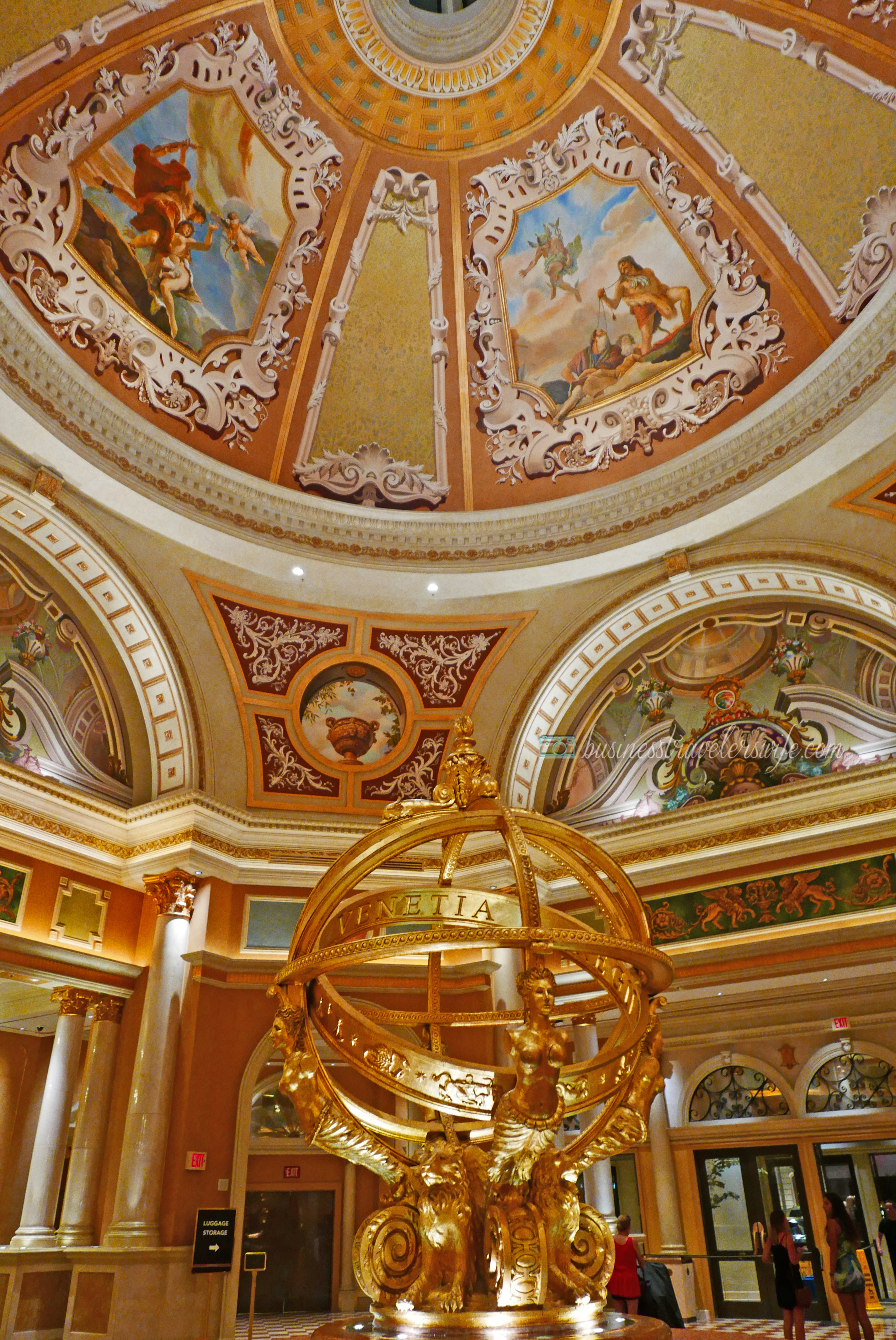Hotel Review: The Venetian Las Vegas Armillary Sphere
