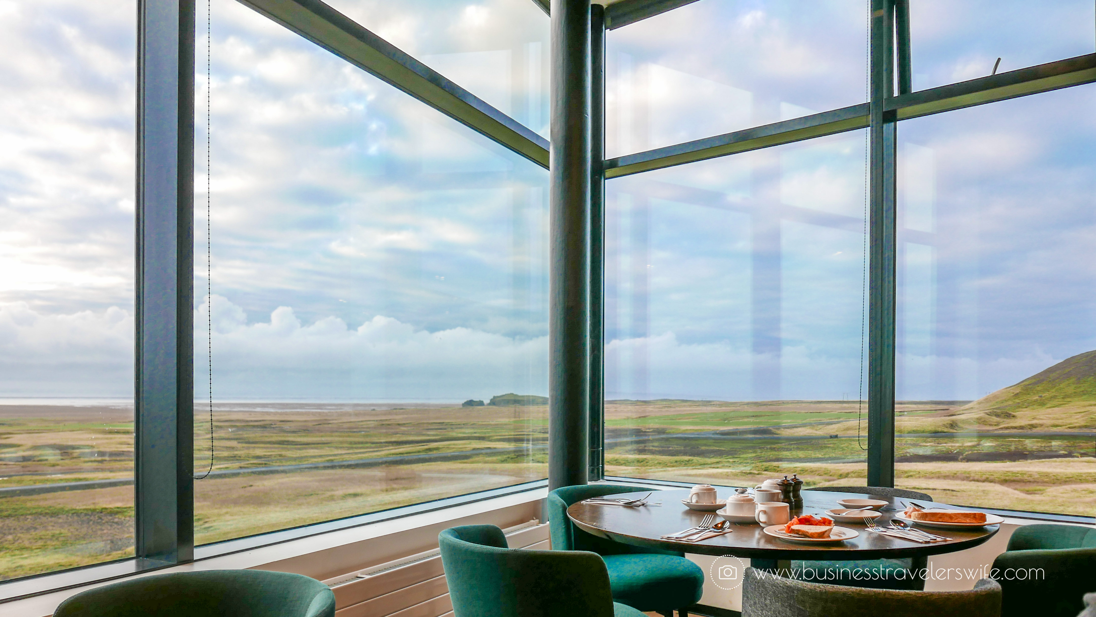 Where to Stay in Iceland - Fosshoted Glacier Lagoon breakfast restaurant