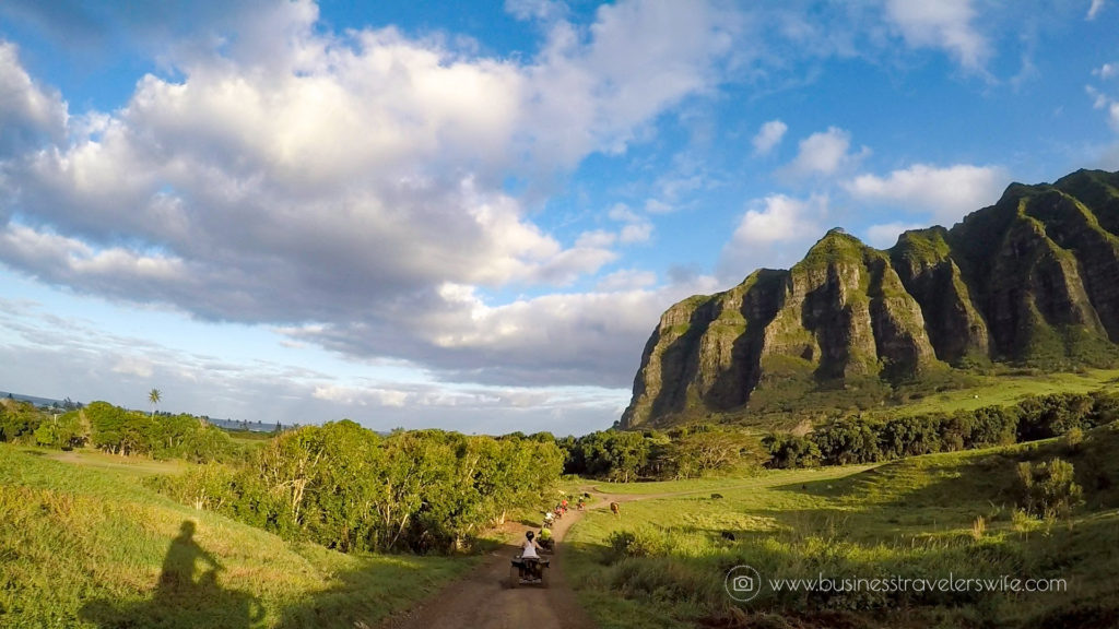 ATV Tour in Kualoa Ranch Oahu Mountain Ridge View