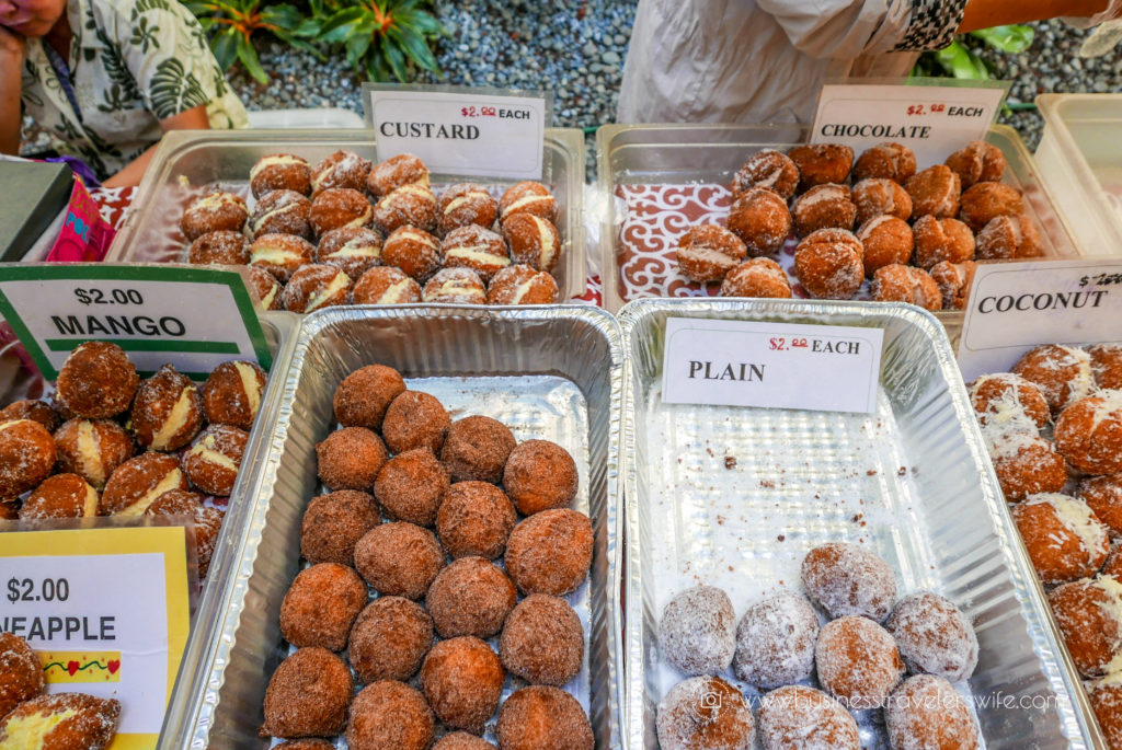 Hotel Review on Hyatt Regency Waikiki Beach Resort & Spa Honolulu Oahu Hawaii Farmers Market Malasadas (1 of 1)