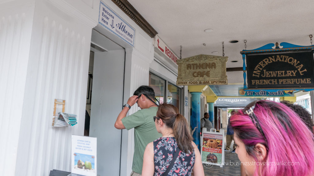Eat Like a Local in Bahamas Tru Bahamian Food Tours' Bites of Nassau Athena Cafe & Bar