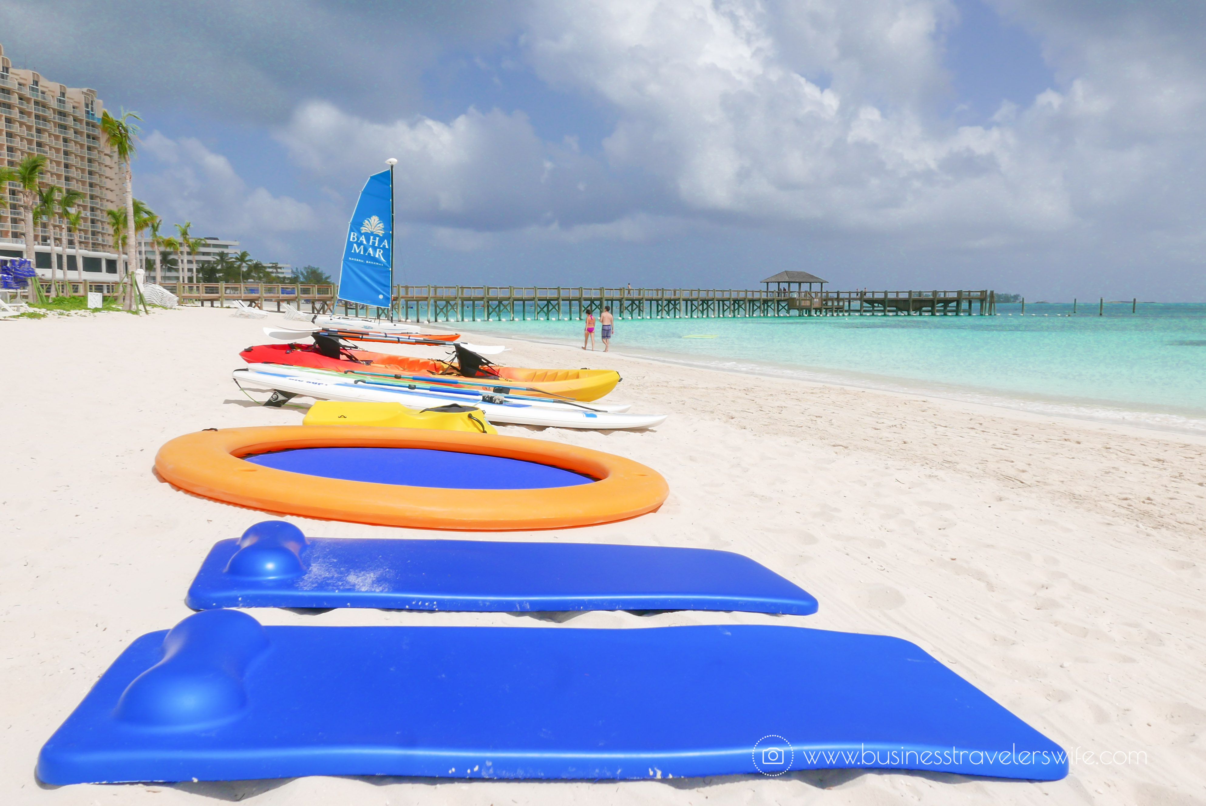 Grand Hyatt Baha Mar - A Grand Vacation in Nassau Bahamas beach non-motorized watersport
