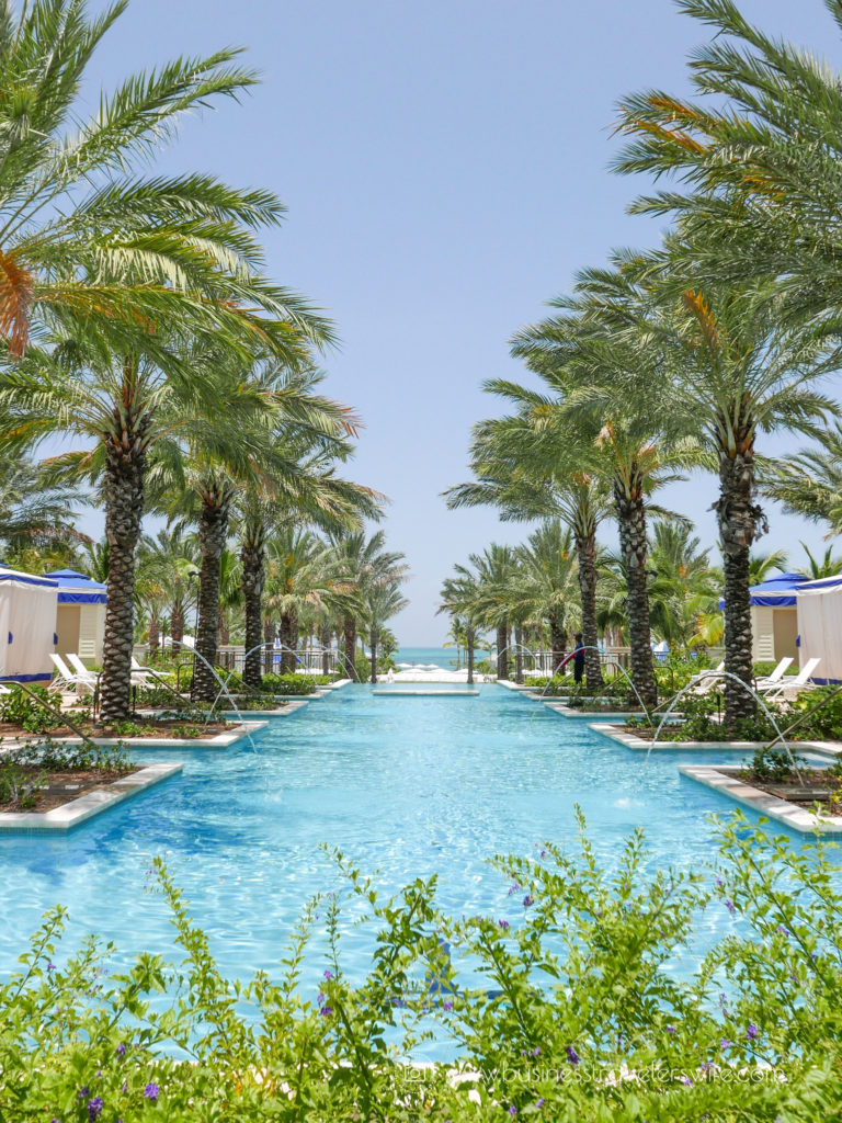 Grand Hyatt Baha Mar - A Grand Vacation in Nassau Bahamas fountain pool