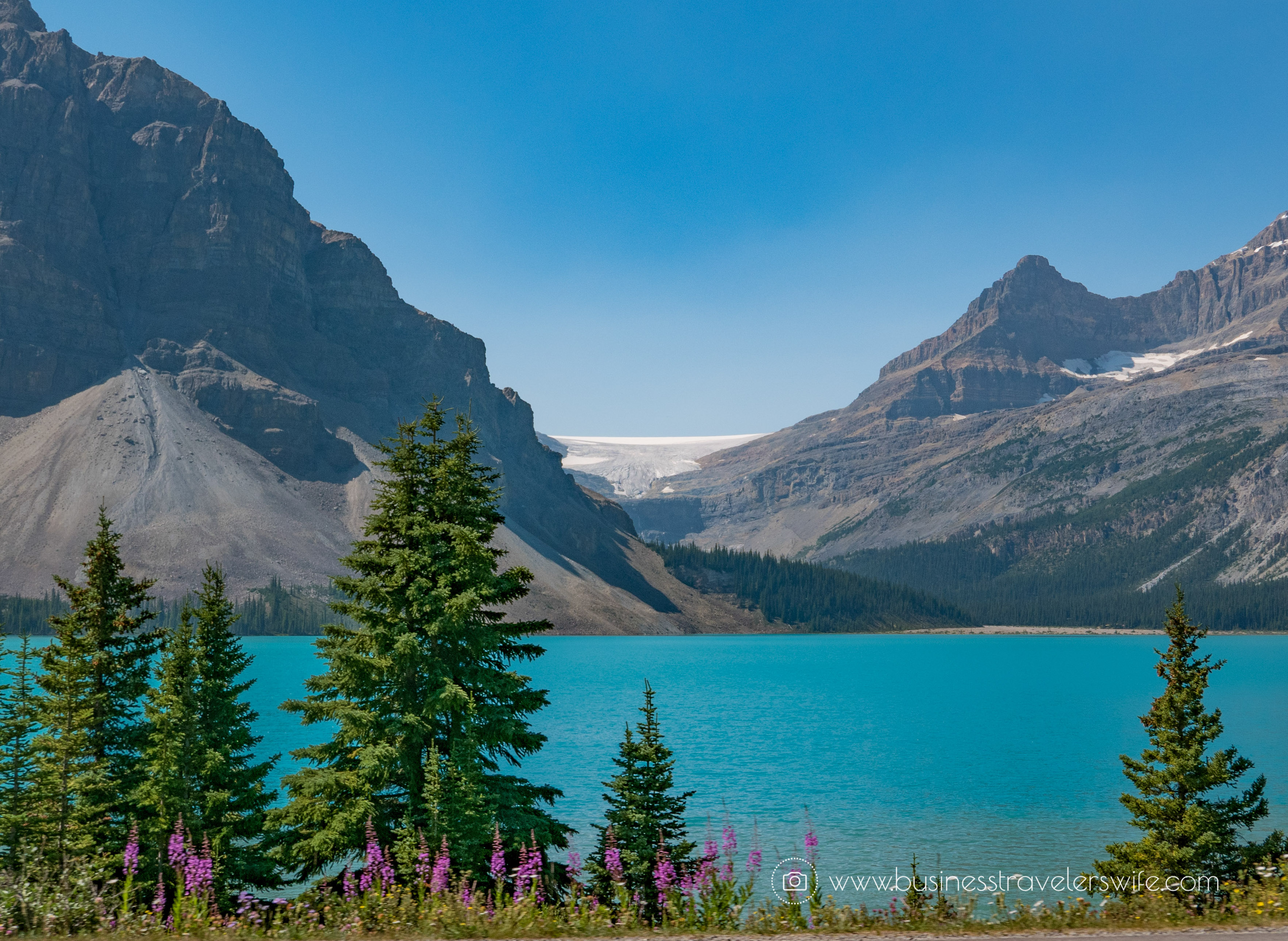 Scenic Summer Roadtrip to the Canadian Rockies Bow Lake (1 of 1)-2