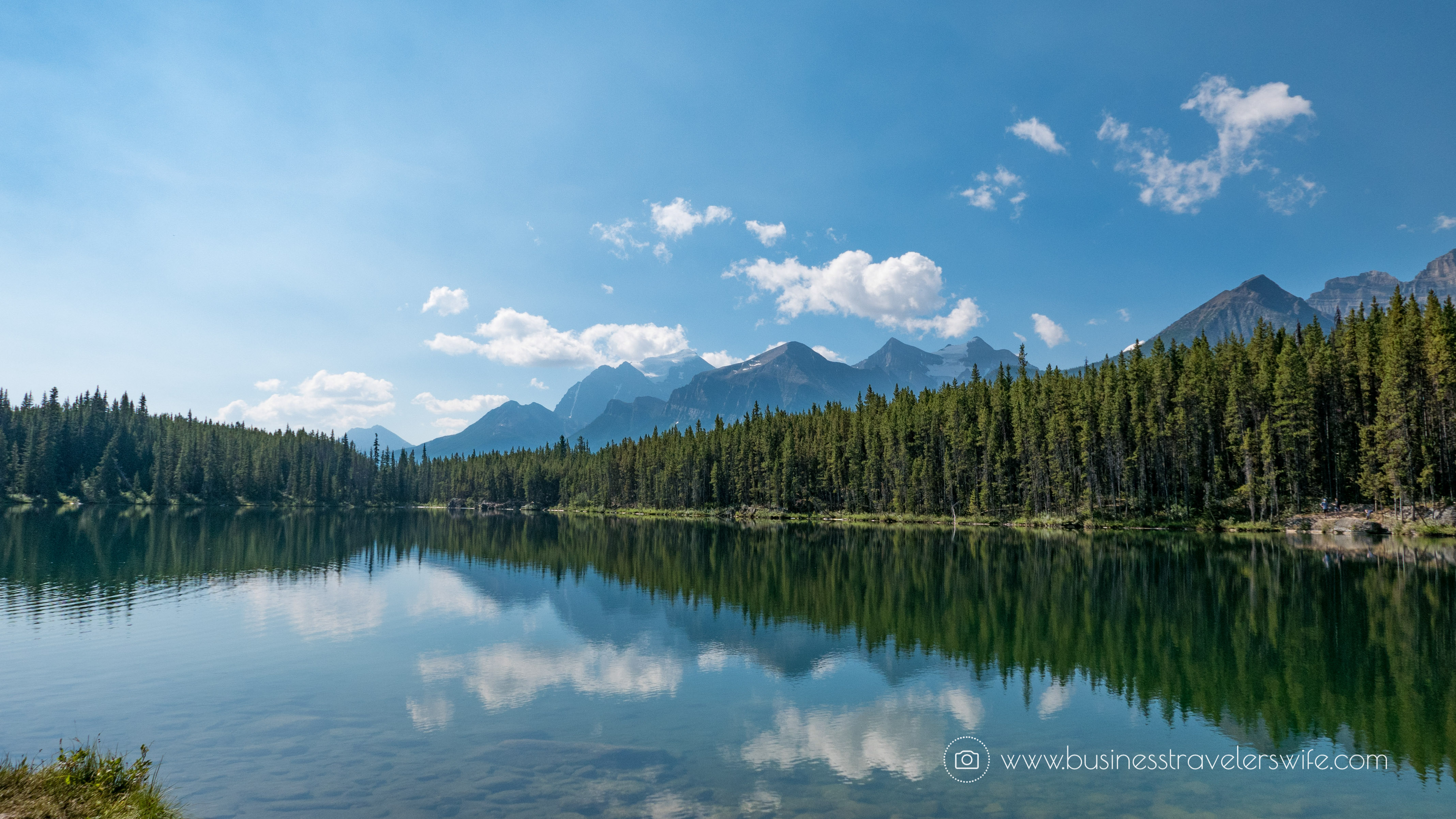 Scenic Summer Roadtrip to the Canadian Rockies Herbert Lake