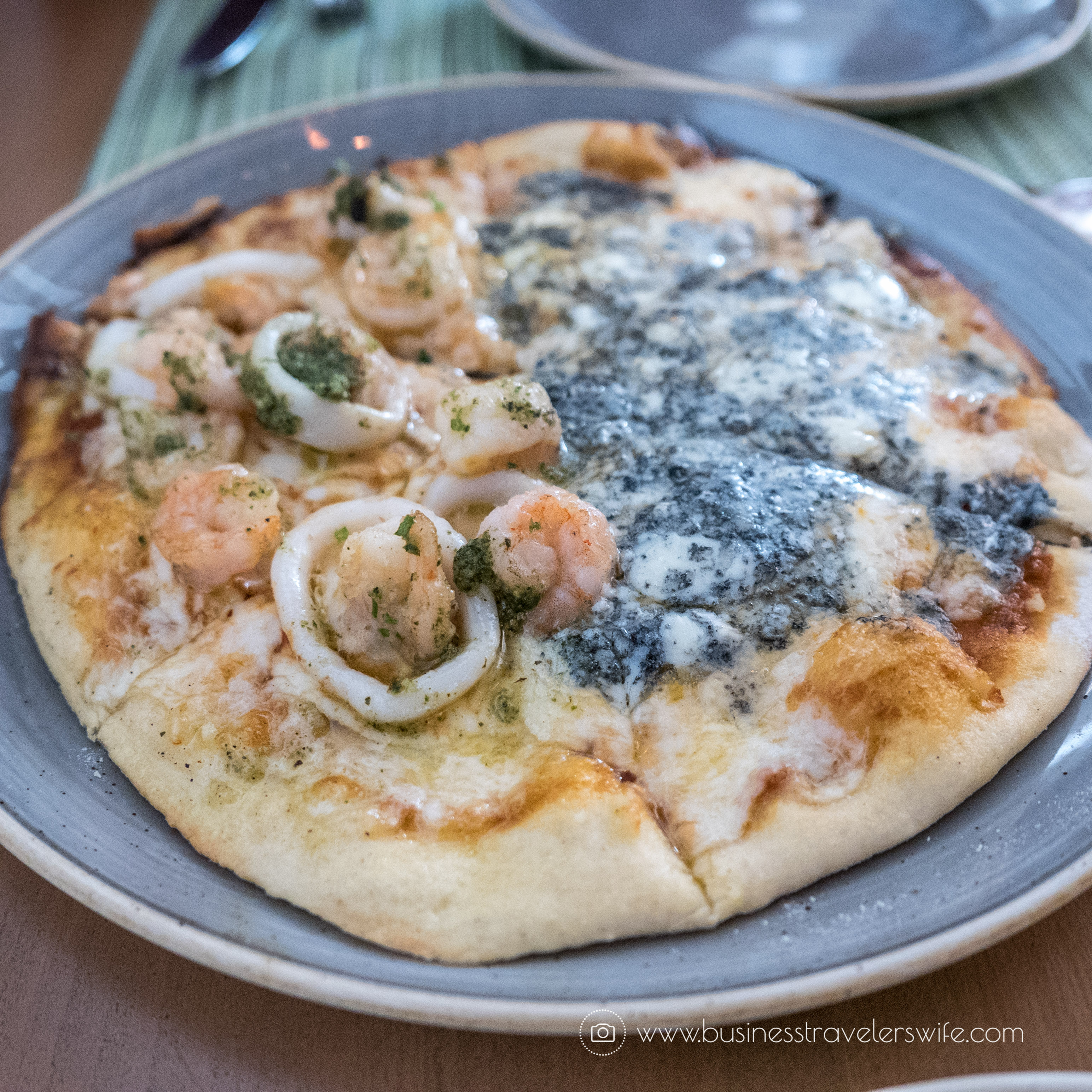 Experience the All-Inclusive Resort at Hyatt Ziva Cancun Lorenzo's wood-fire oven pizza marinara and four-cheese pizza