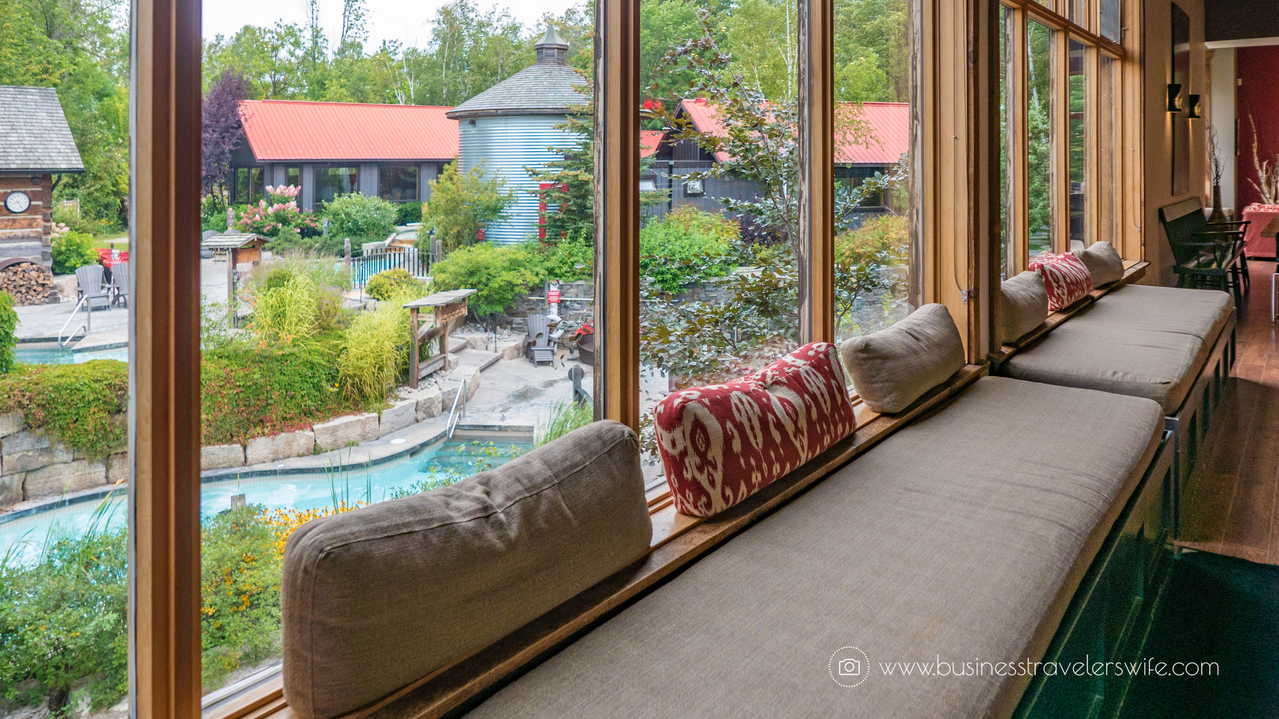 Relaxing Getaway at Scandinave Spa Blue Mountain Lobby