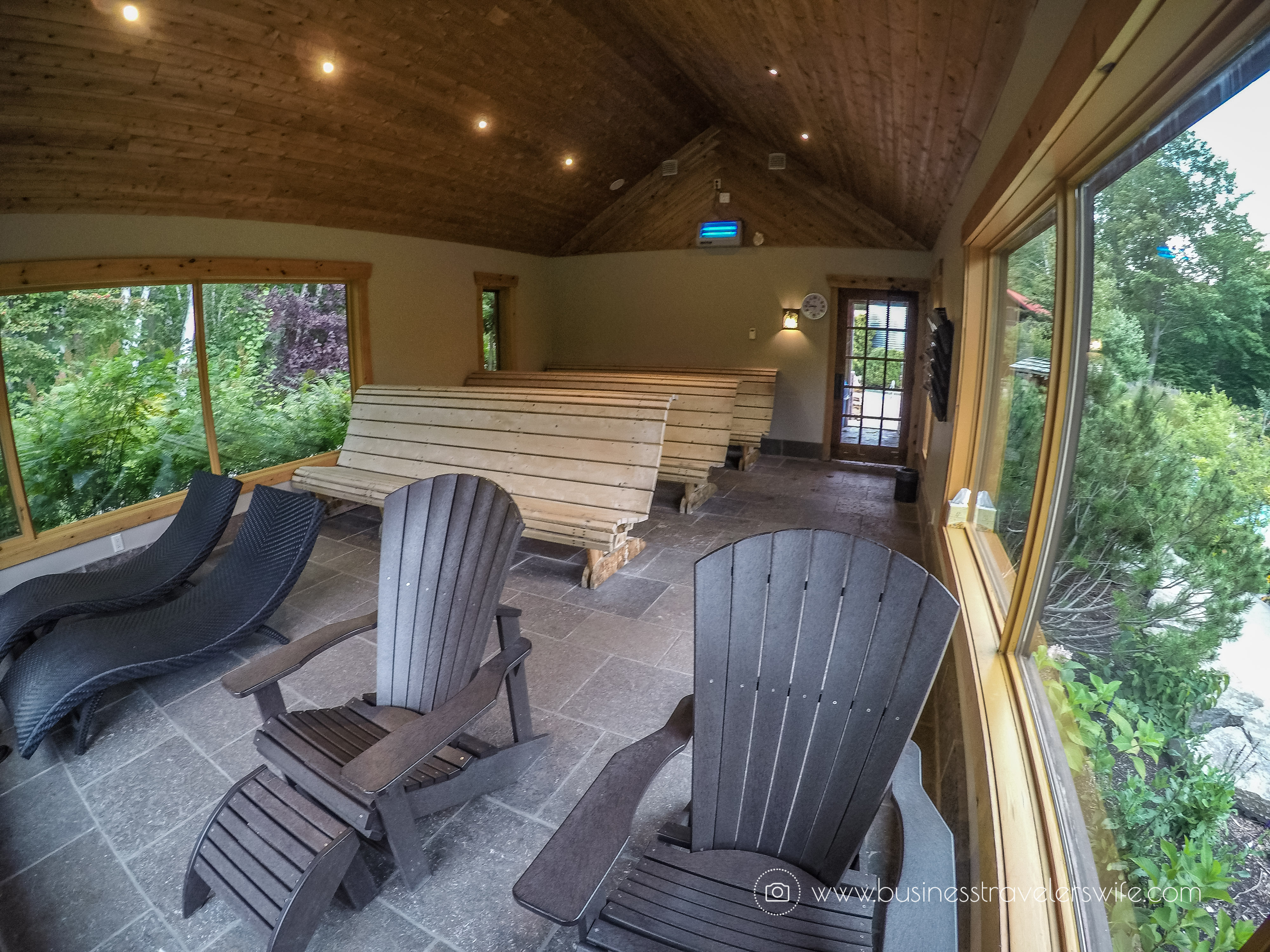 Relaxing Getaway at Scandinave Spa Blue Mountain scandinavian bath relaxation solariums