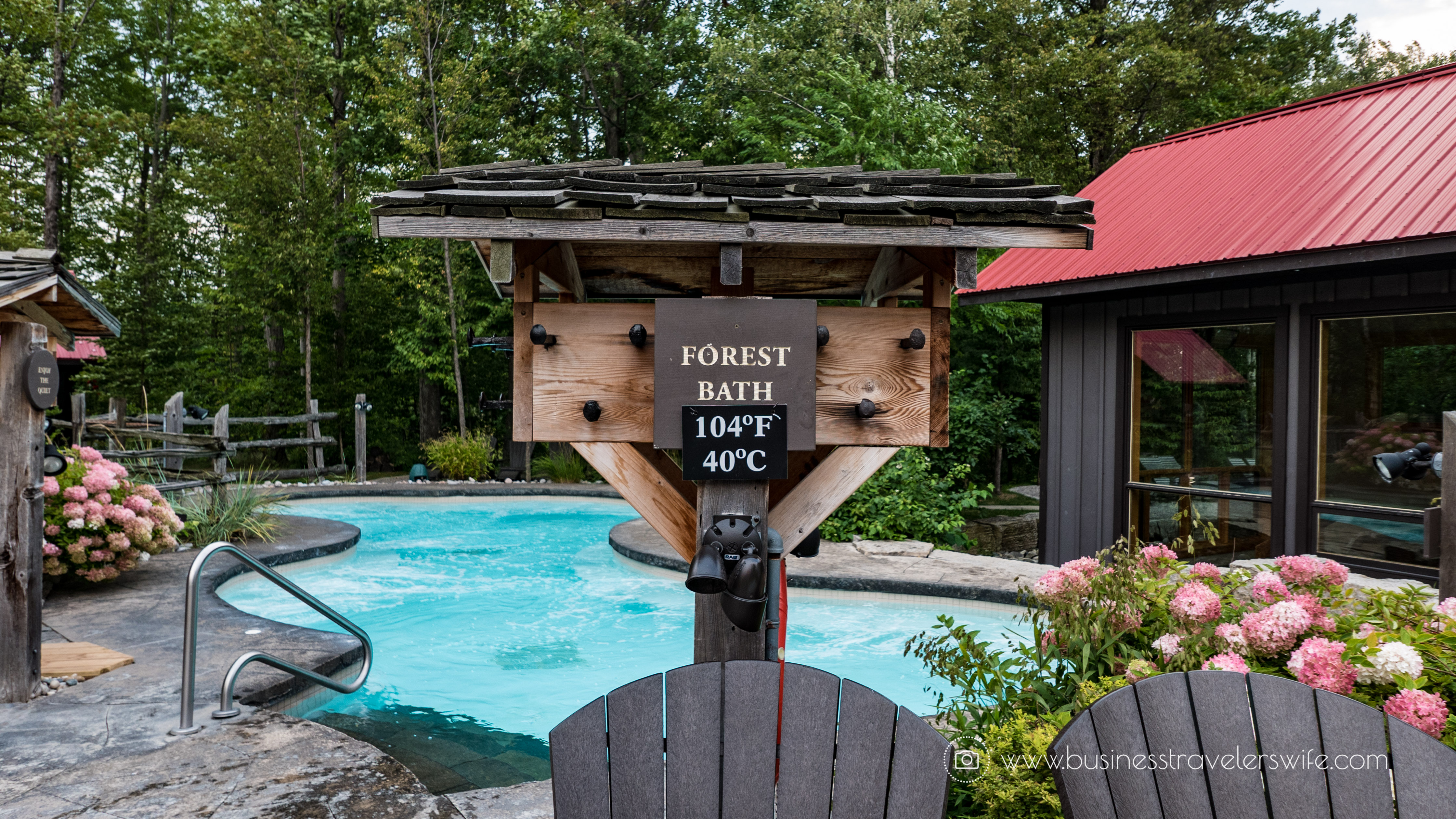 Relaxing Getaway at Scandinave Spa Blue Mountain forest bath