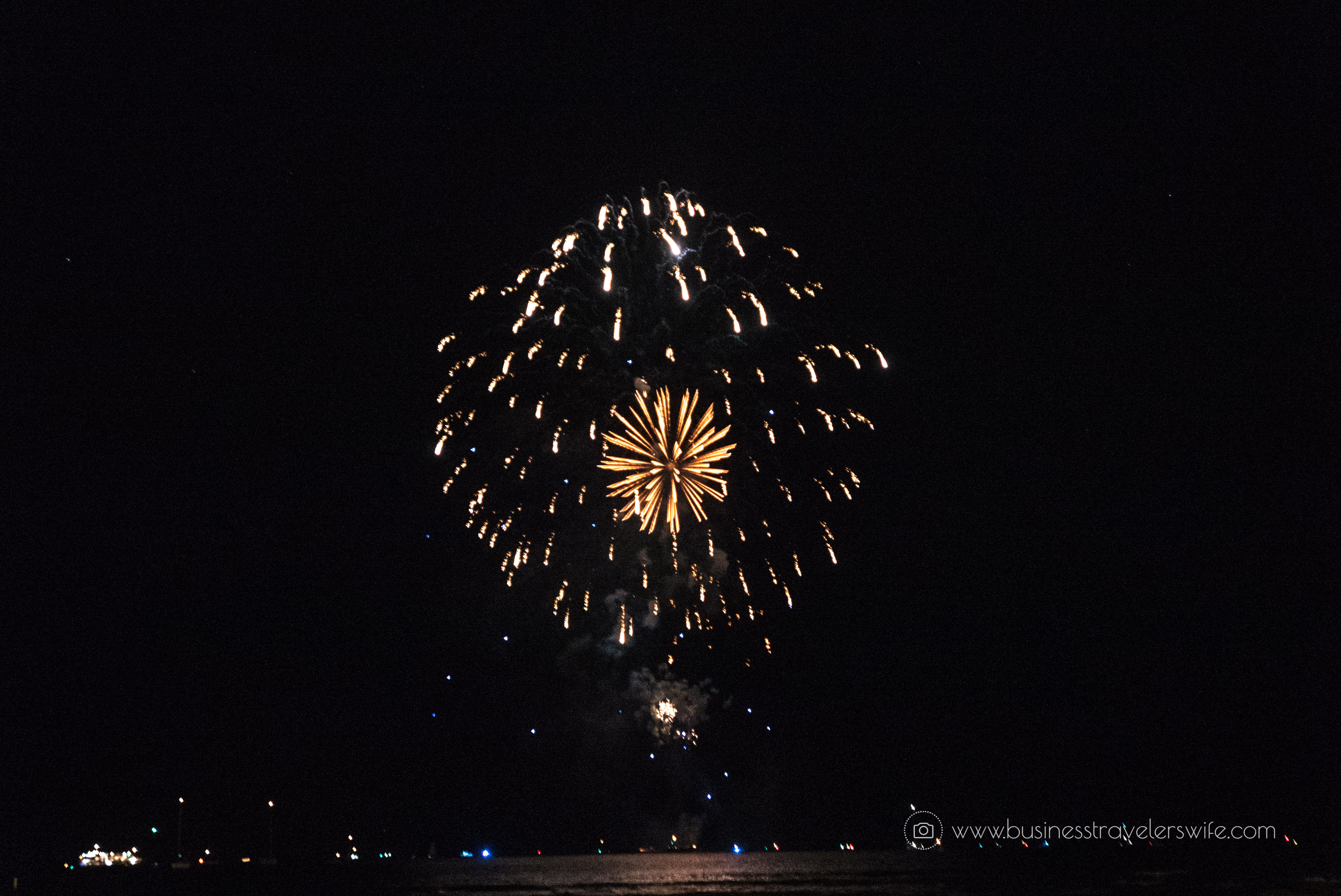 Countdown to New Year at the Waikiki Beach Fireworks Display