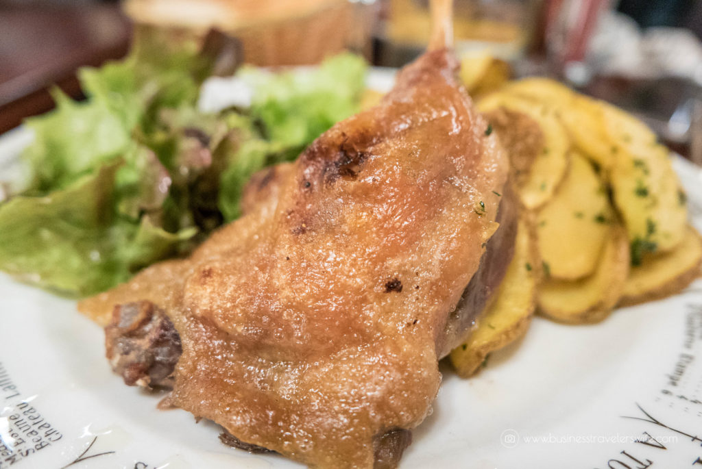 Our List of Must-Try Foods in Paris Bistrot Victoires duck confit