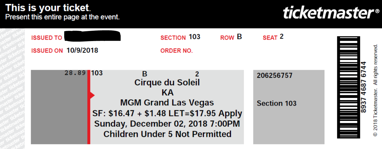 Las Vegas Travel Hack: Using myVEGAS Rewards and Hotel Comps KA by Cirque du Soleil how to redeem myvegas rewards