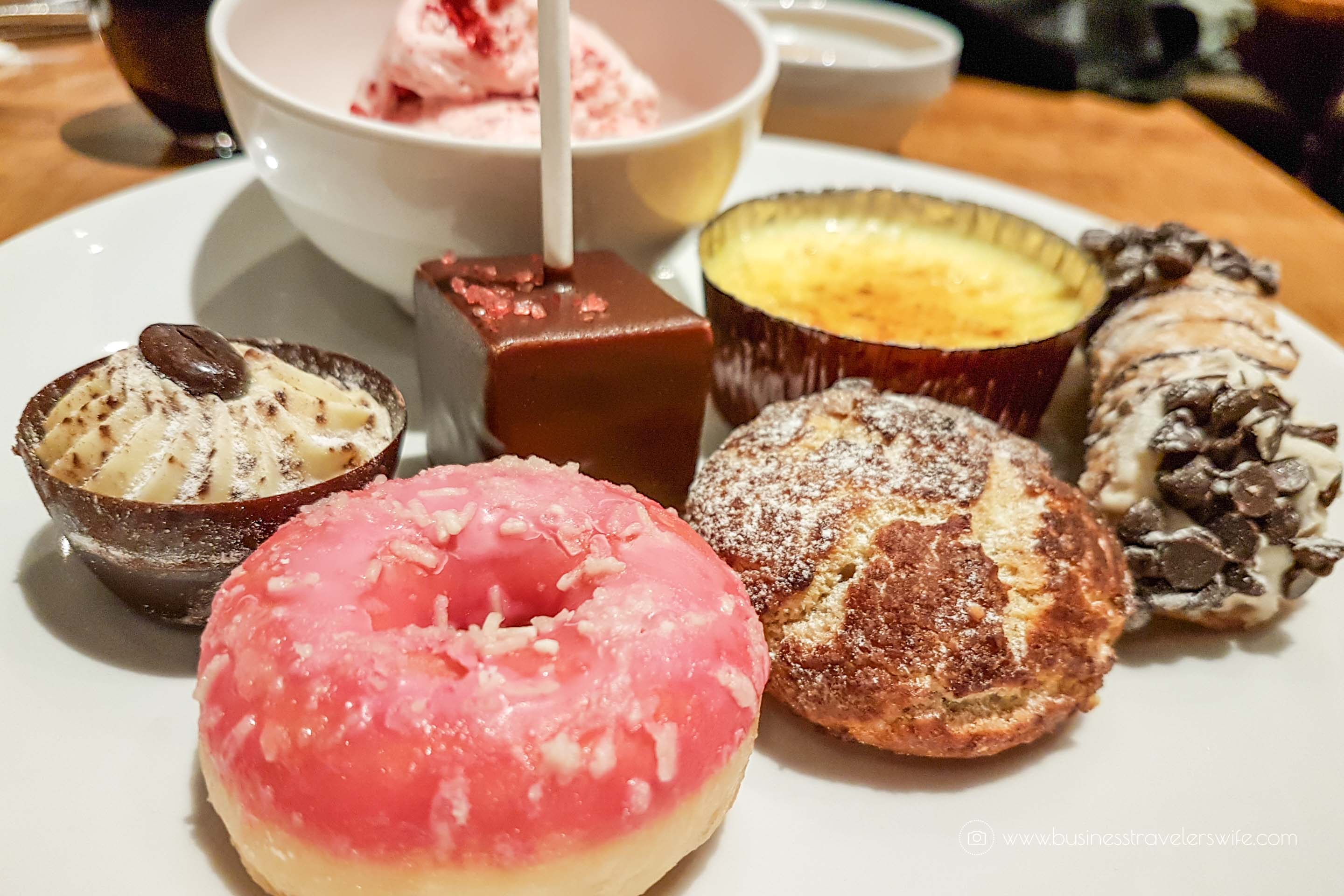 Las Vegas Travel Hack Using myVEGAS Rewards and Hotel Comps Complimentary Dinner Buffet at The Buffet, Aria desserts