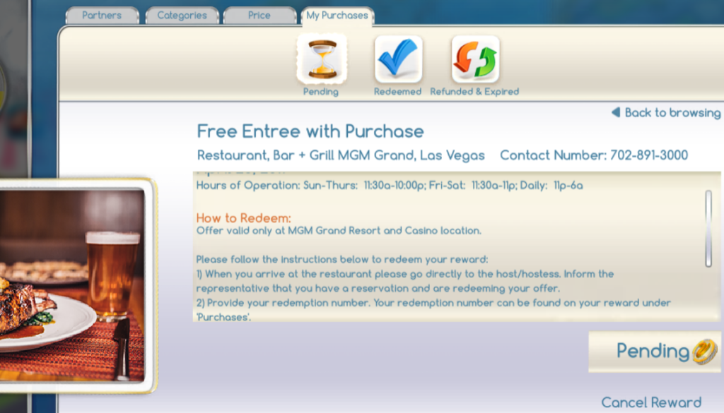 Las Vegas Travel Hack Using myVEGAS Rewards and Hotel Comps reward cancellation
